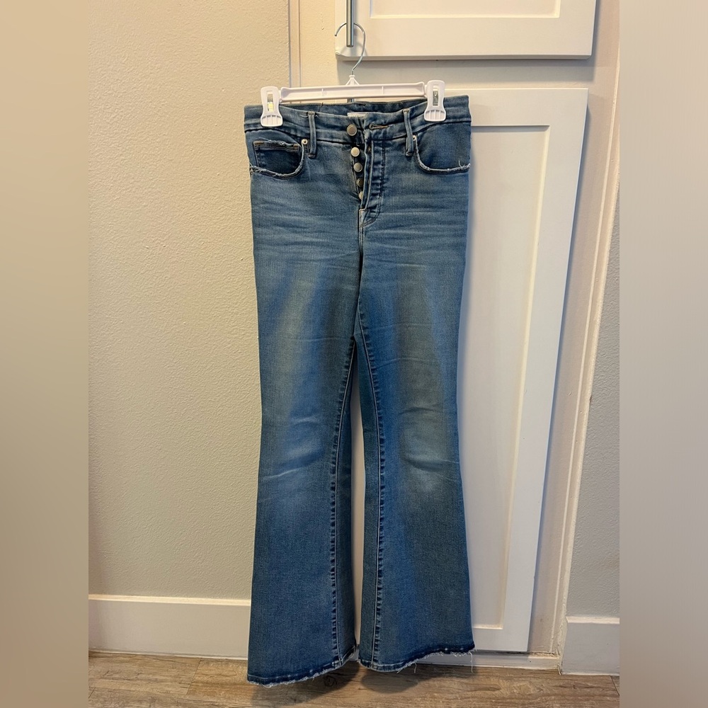 Good American Good Legs Flare Jeans Size 2/26